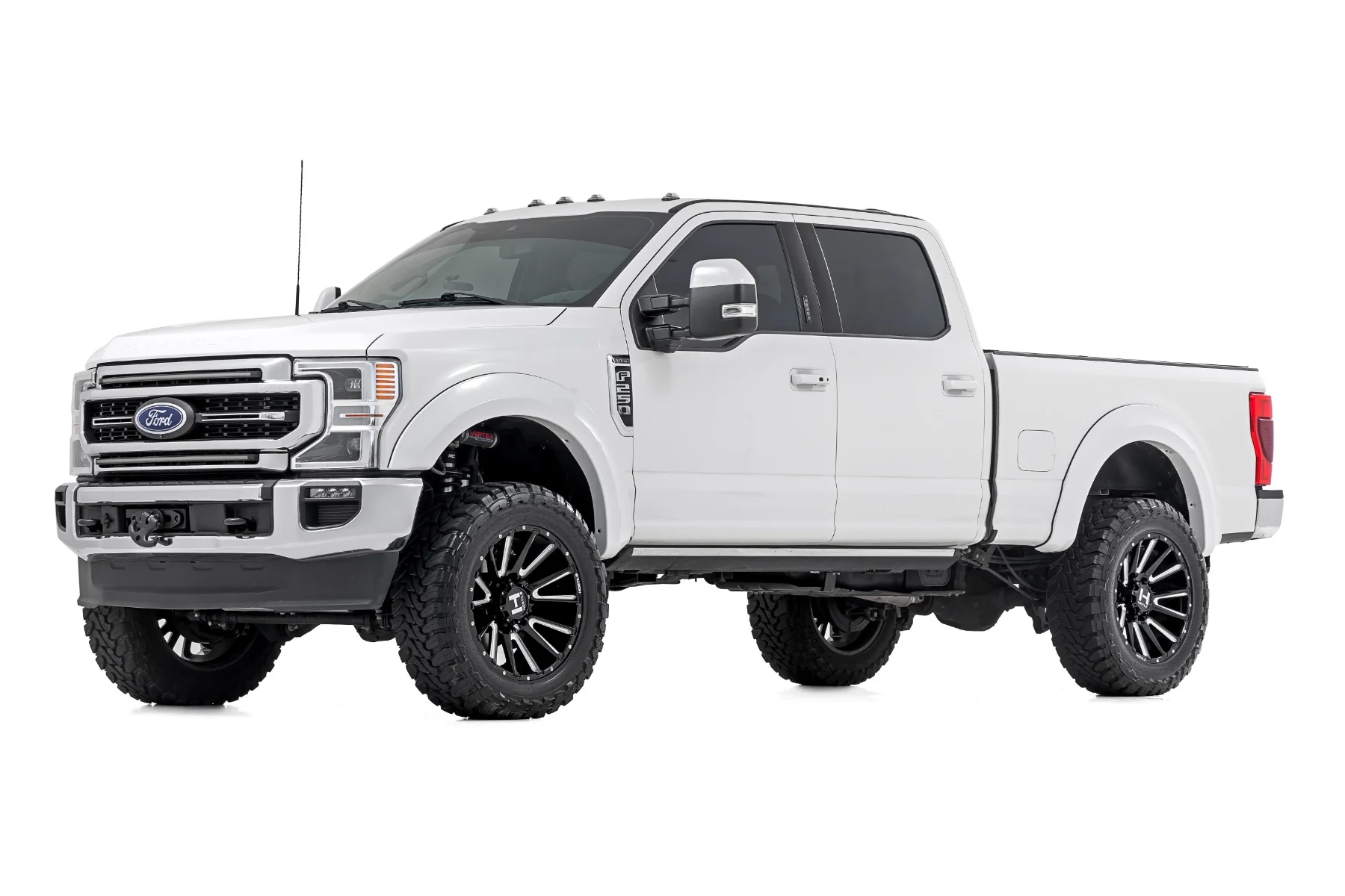 Rough Country Fender Flares Sport D1 Stone Gray for Ford F250/F350 17-22 S-F21112-D1 - Image 4