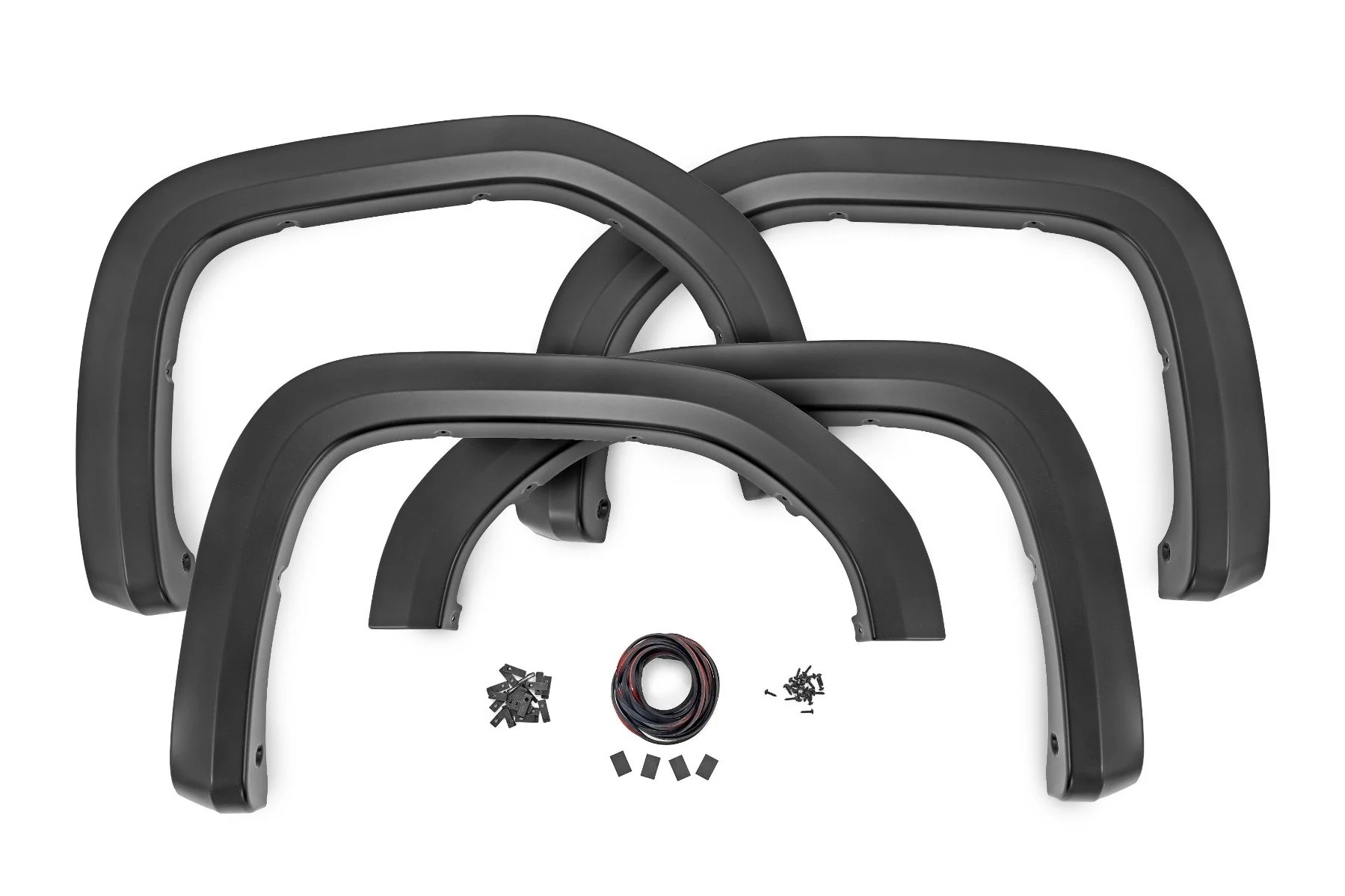 Rough Country Fender Flares Sport G6M Titanium Rush GMC Sierra 1500 19-25 S-G11911-G6M
