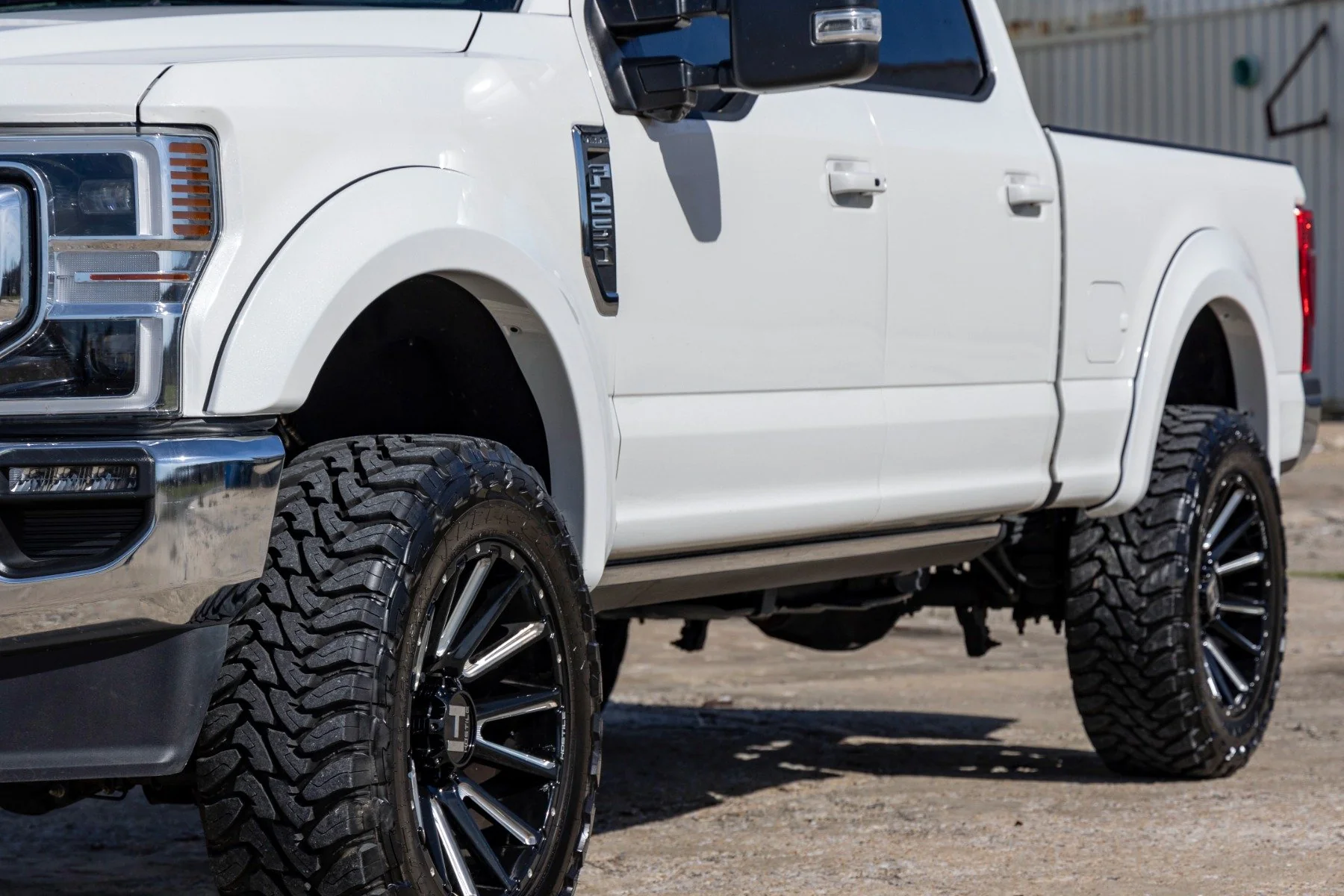 Rough Country Fender Flares Sport JS Iconic Silver for Ford F250/F350 17-22 S-F21112-JS - Image 6