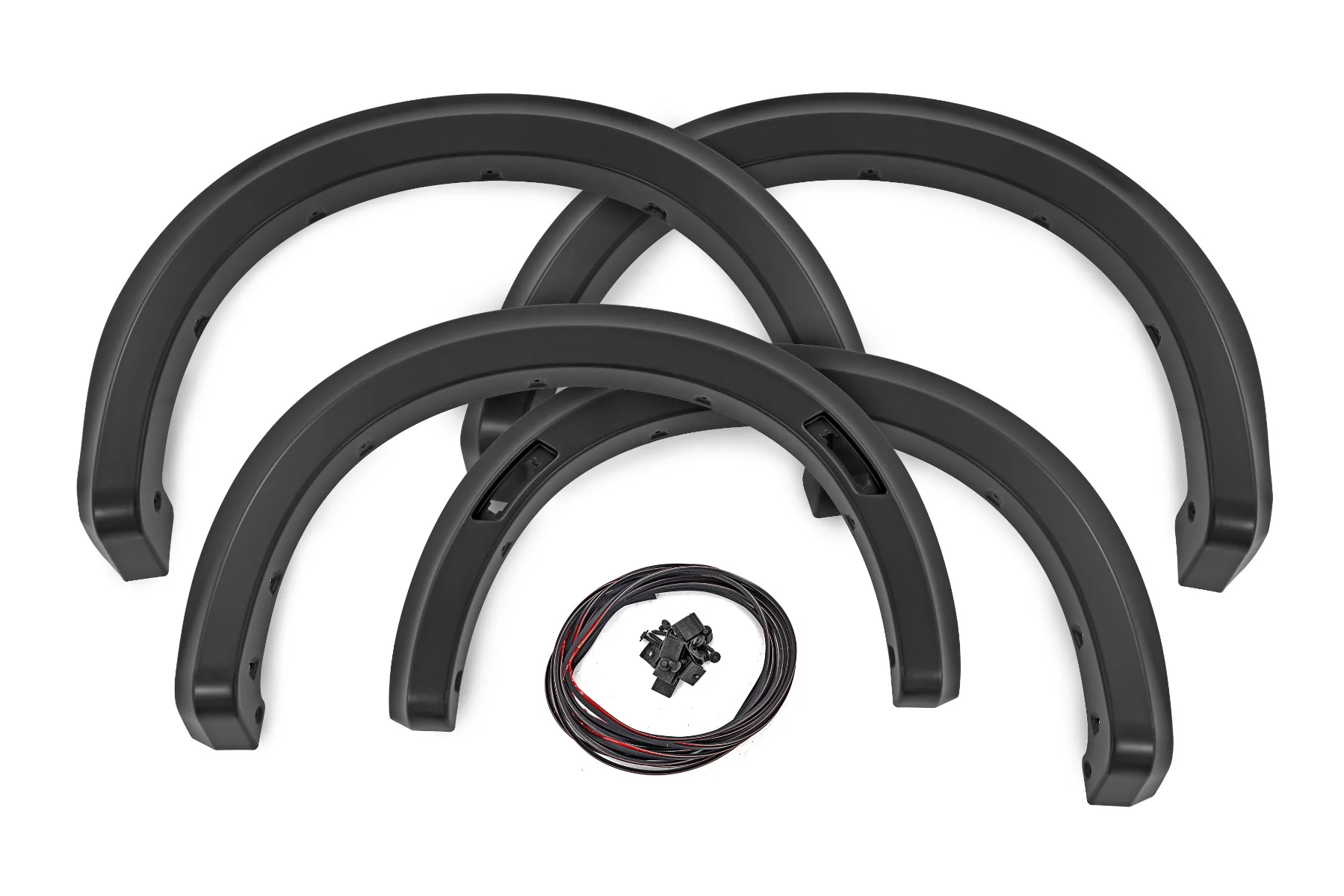 Rough Country Fender Flares Sport JS Iconic Siver for Ford Ranger 2024 S-F12401-JS - Image 6