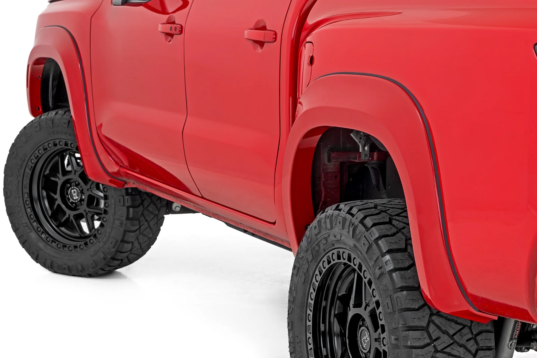 Rough Country Fender Flares Sport KAD Gun Metal for Nissan Frontier 22-25 S-N12200-KAD