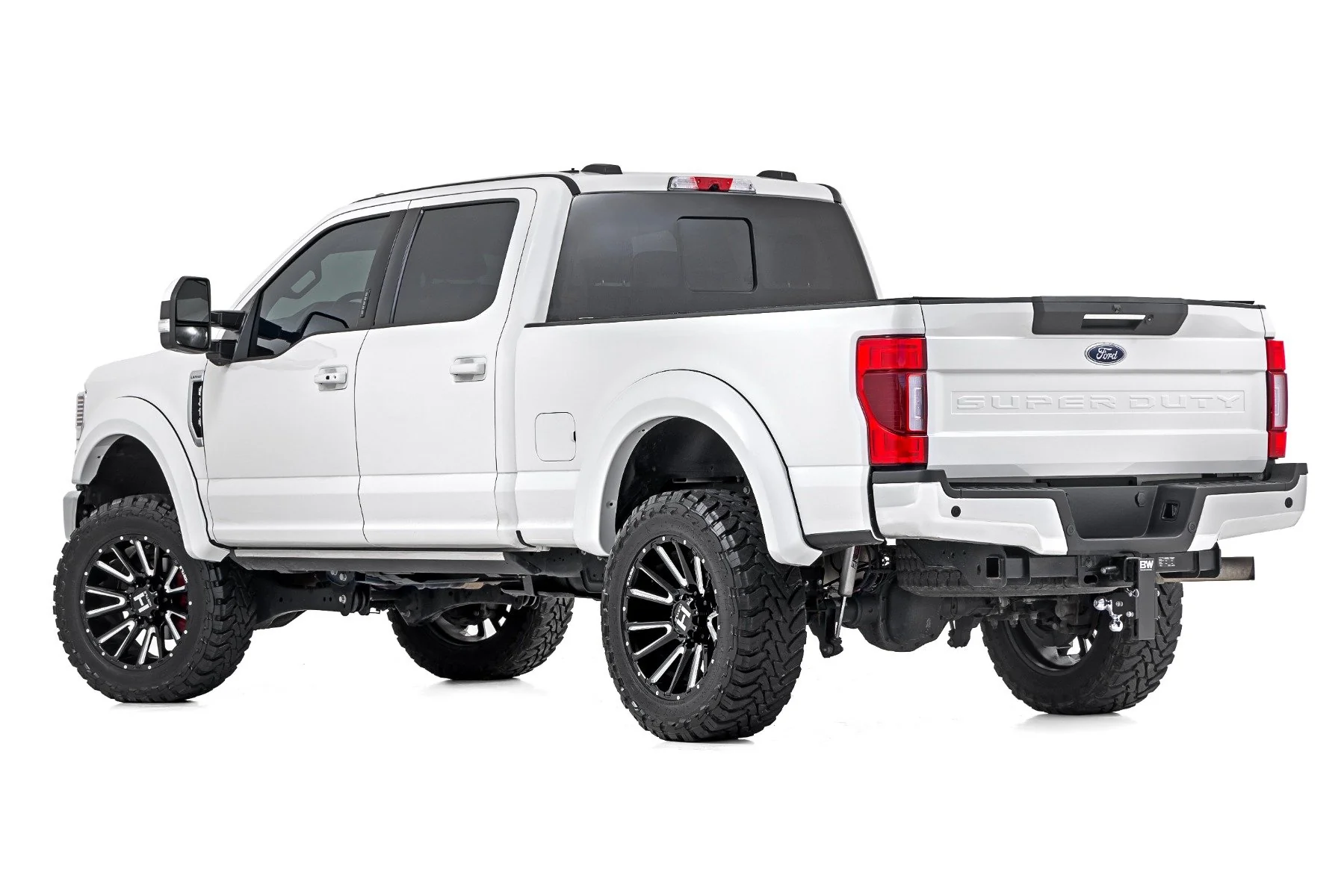 Rough Country Fender Flares Sport PQ Race Red for Ford F250/F350 SuperDuty 17-22 S-F21112-PQ - Image 3