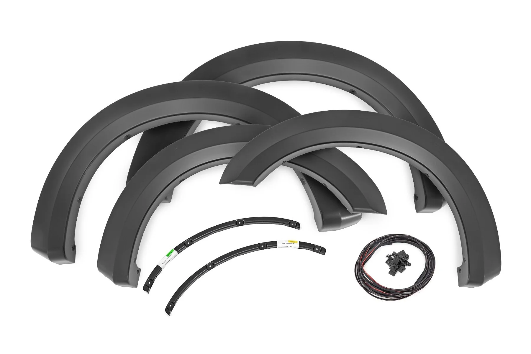 Rough Country Fender Flares Sport Z1 Oxford White for Ford F250/F350 17-22 S-F21112-Z1