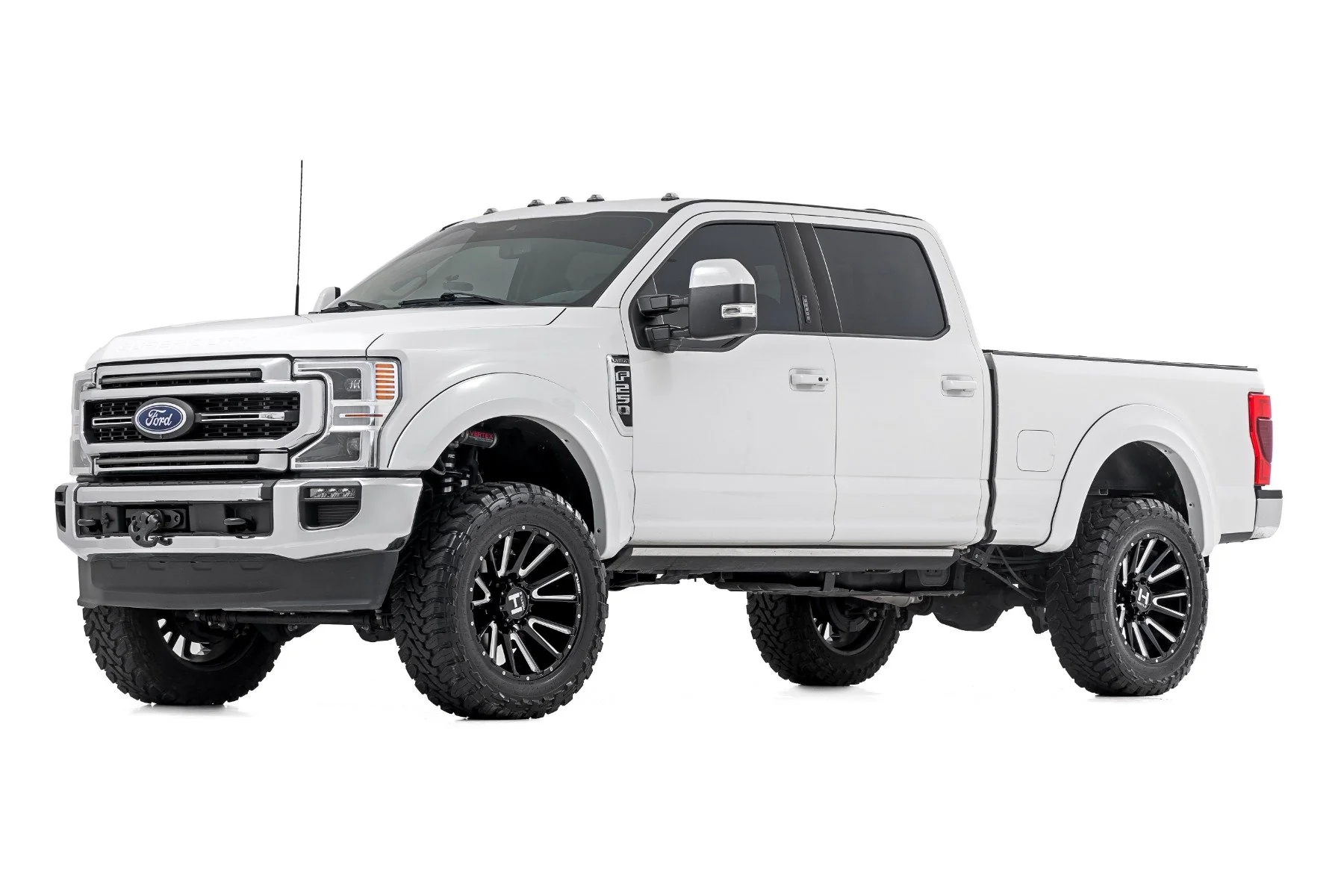 Rough Country Fender Flares Sport Z1 Oxford White for Ford F250/F350 17-22 S-F21112-Z1 - Image 4