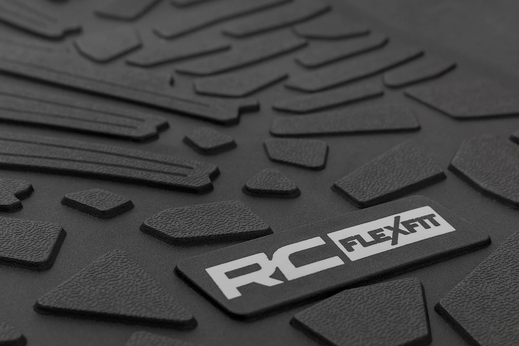 Rough Country Flex Fit Floor Mats | FR | 2 Door | for Jeep Wrangler JL 4WD (2018-2025) FF-6011_A - Image 4