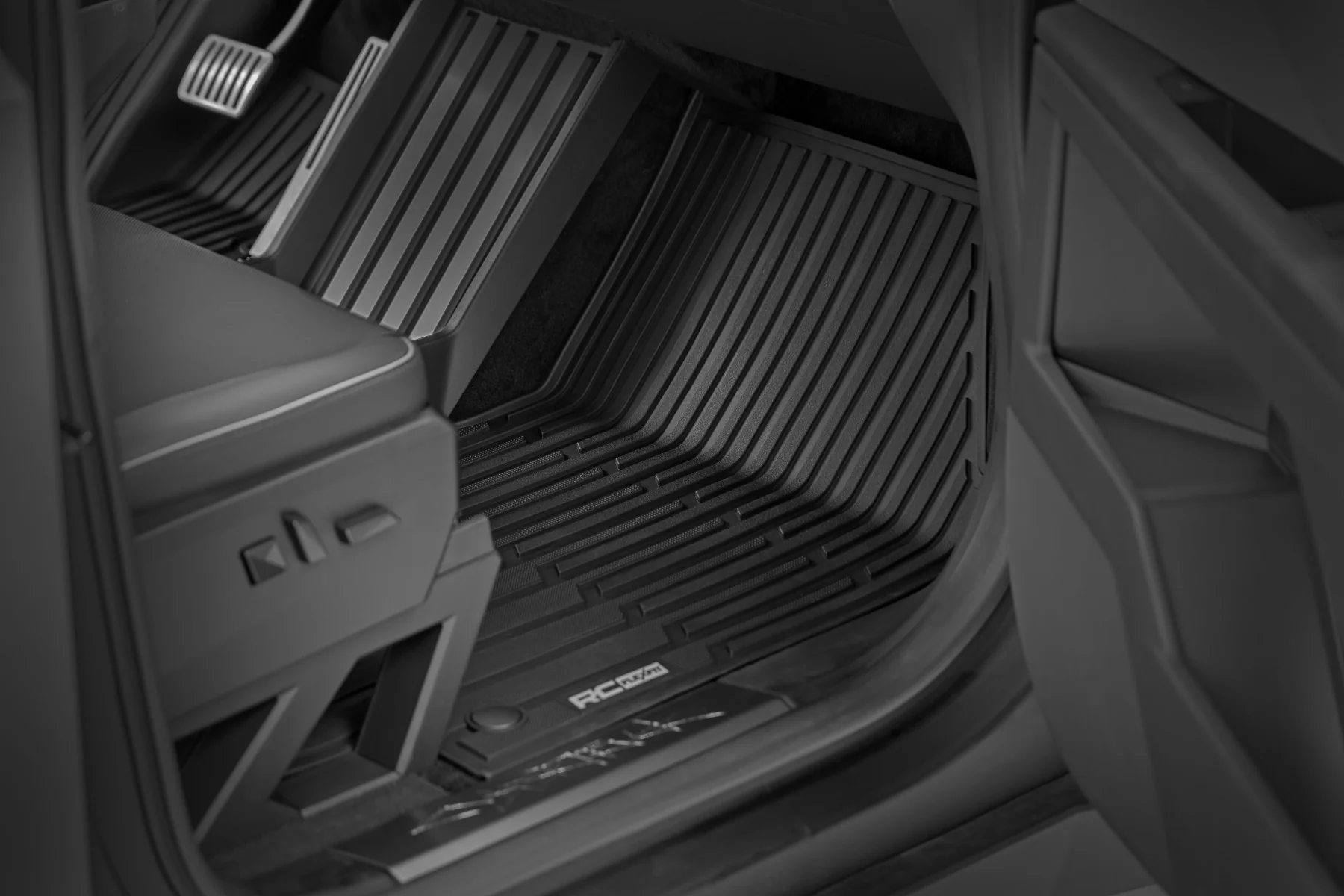 Rough Country Flex-Fit Floor Mats | FR & RR | for Tesla Cybertruck (2024) FF-71502 - Image 6