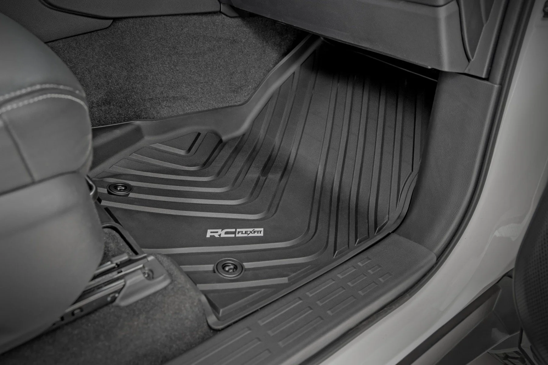 Rough Country Flex-Fit Floor Mats | FR & RR | for Toyota Landcruiser (2024-2025) FF-71618 - Image 3