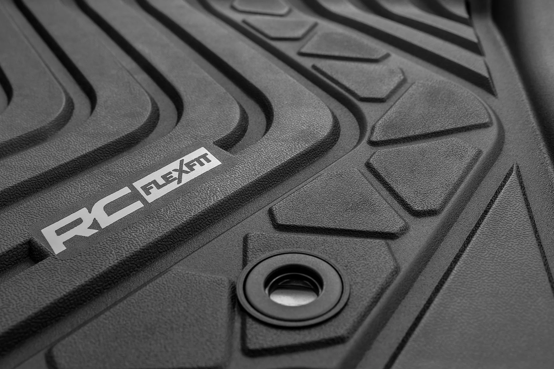 Rough Country Flex-Fit Floor Mats Front & Rear for Toyota Tacoma 16-23 FF-71216 - Image 2