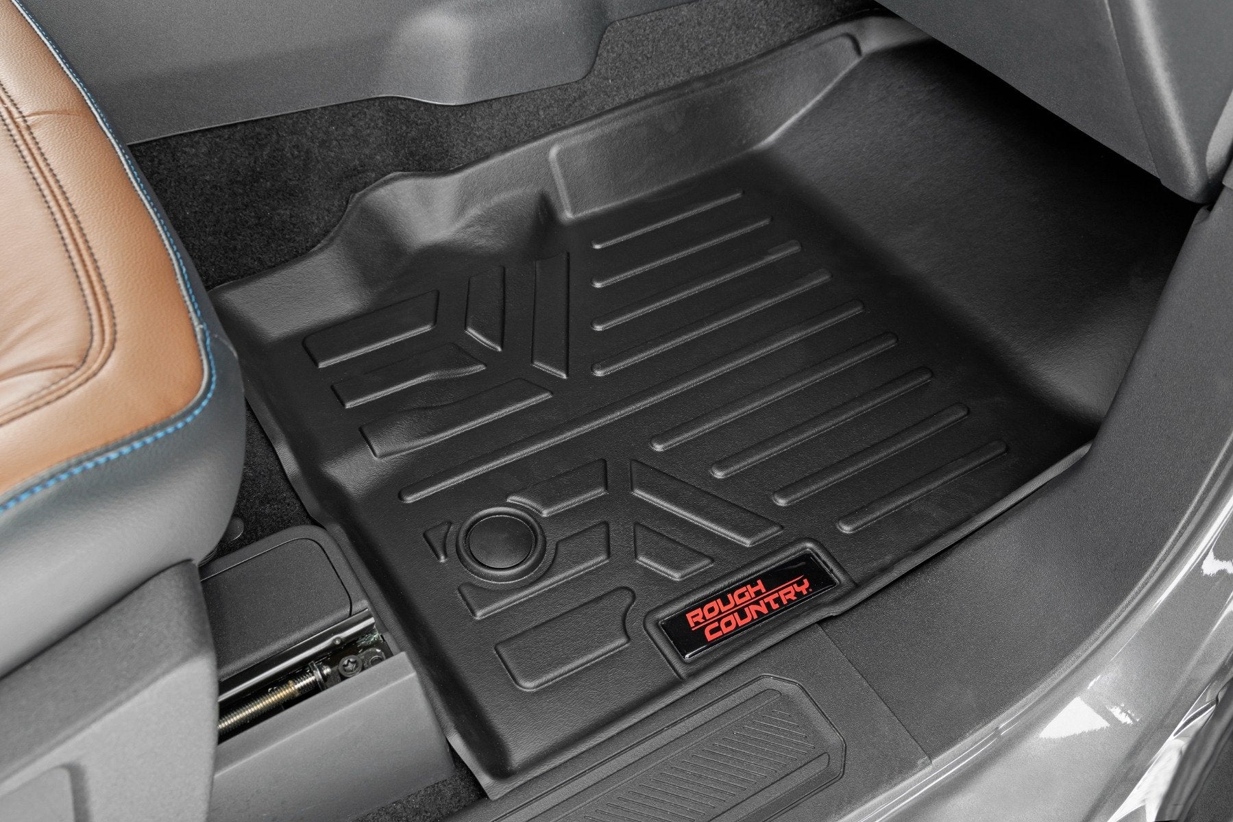 Rough Country Floor Mats FR & RR FR Buckets for Ford Bronco 4-Door 2021-2022 M-51602 - Image 3