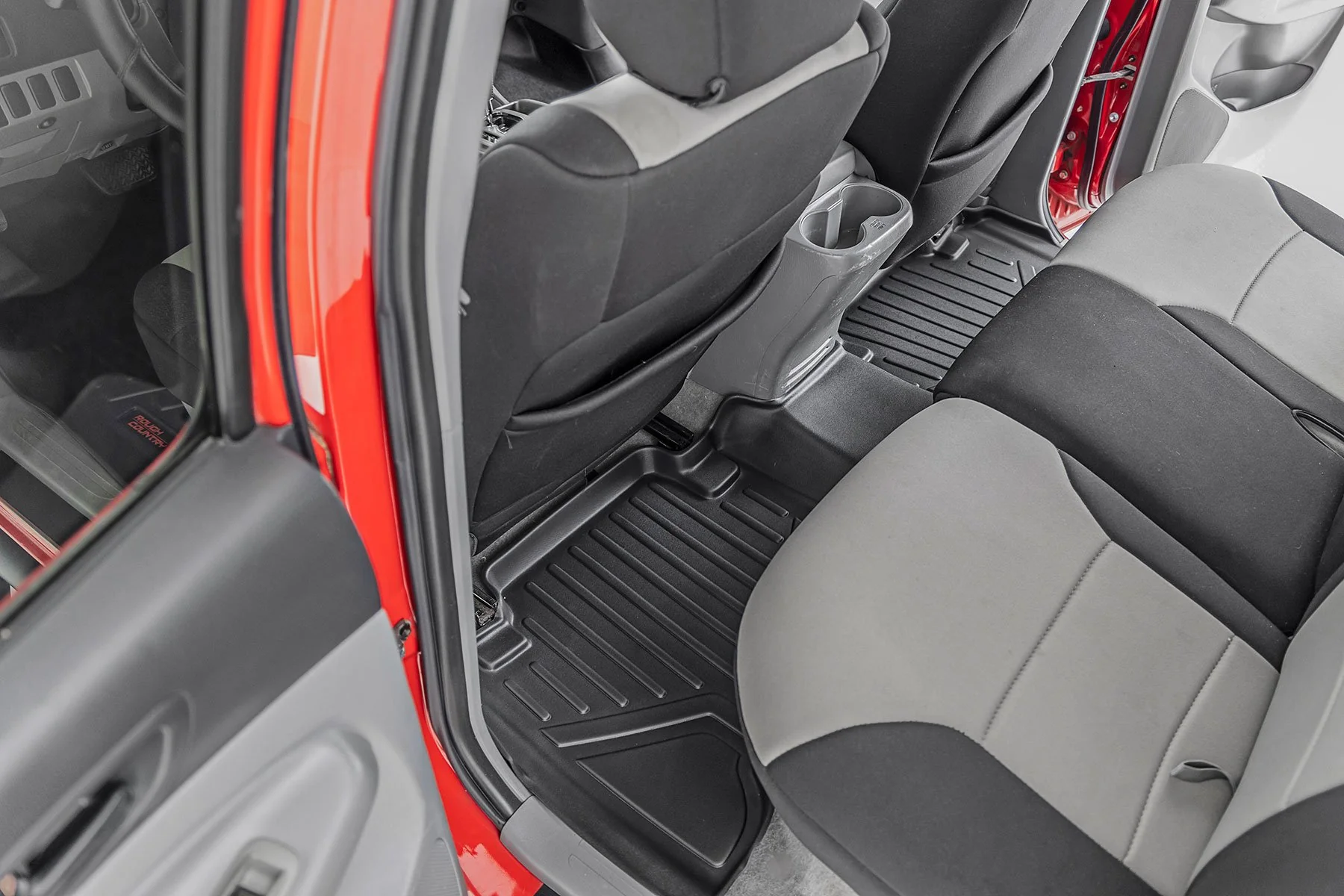 Rough Country Floor Mats Front and Rear for Toyota Tacoma 2WD/4wd 2005-2011 M-75113 - Image 3