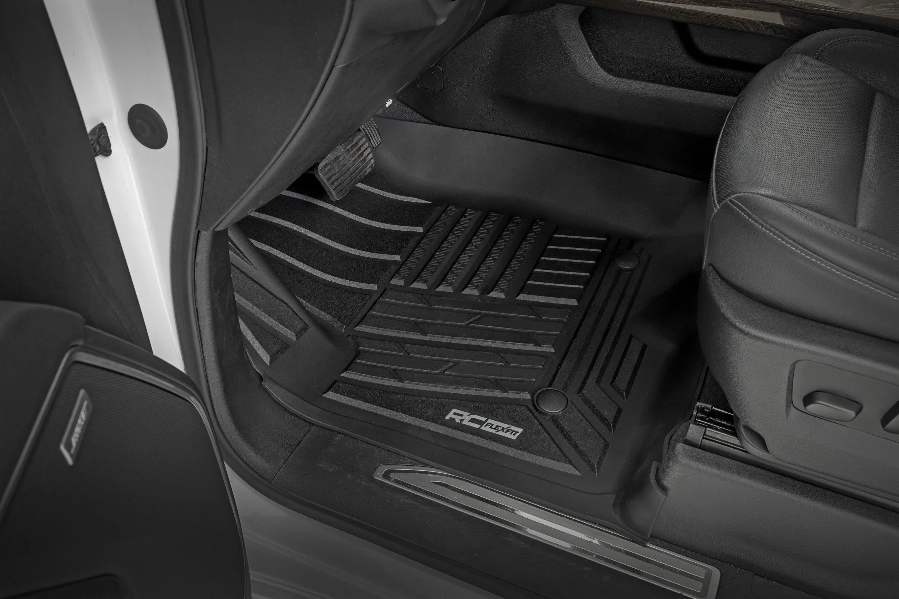 Rough Country Floor Mats Front Bucket Chevy/GMC 1500/2500HD/3500HD 19-25 FF-2161 - Image 2