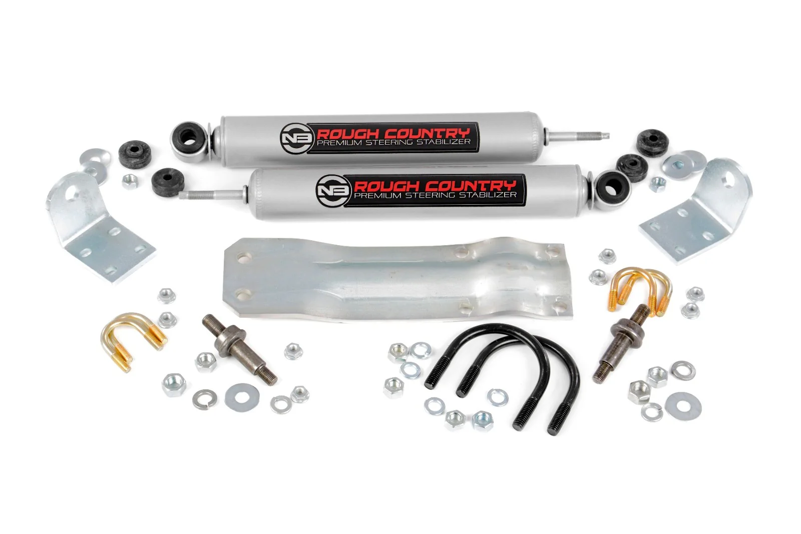 Rough Country Dodge Dual Steering Stabilizer 94-99 Ram 1500 4WD 8732130 - Image 3