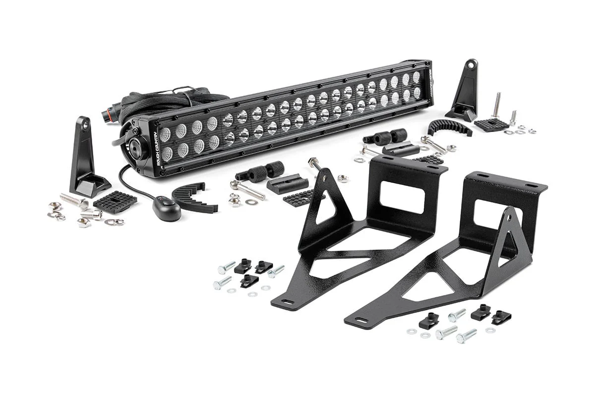 Rough Country Ford 20in LED Bumper Kit Black Series 05-07 F-250/350 70665
