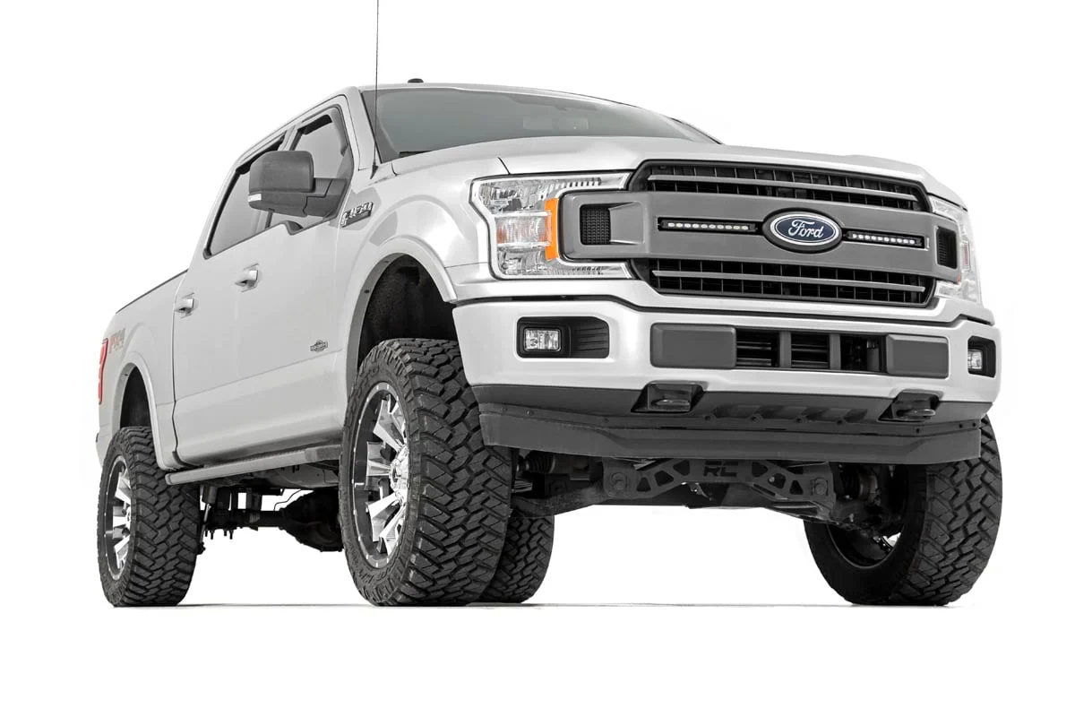 Rough Country Ford Dual 10in LED CM Ser Grille Kit 18-20 F-150 XLT-CM Ser 70809 - Image 2