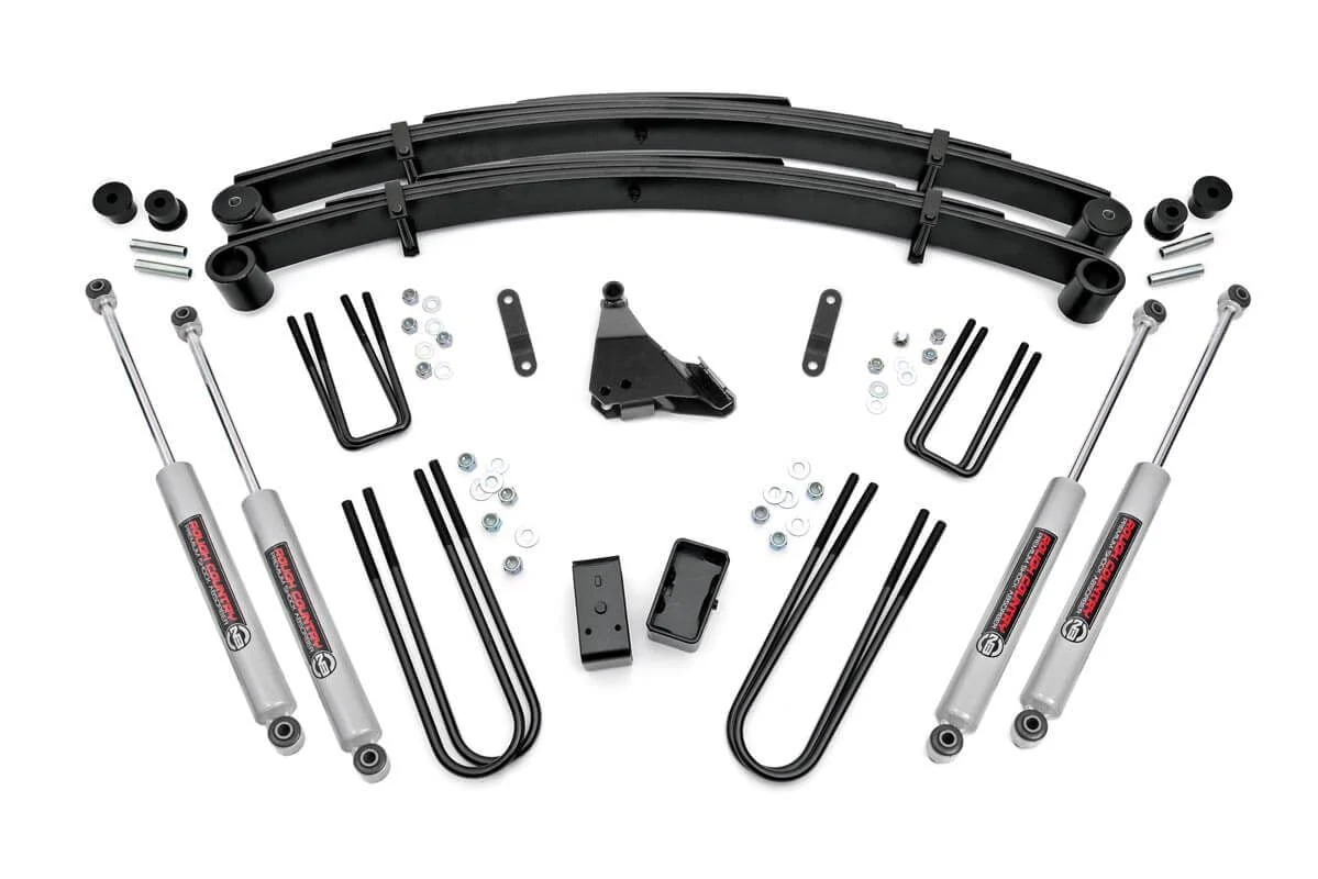 Rough Country Ford F250 F350 Super Duty 4" Suspension Lift Kit 1999-2004 4WD 49530
