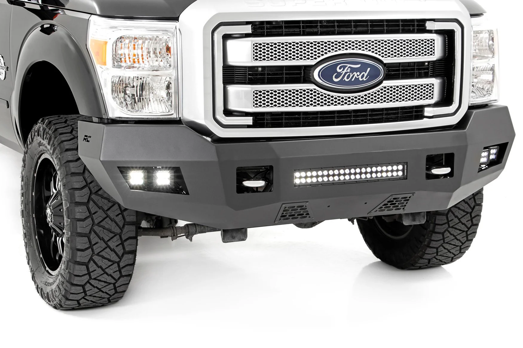 Rough Country Ford Heavy-Duty Front LED Bumper 11-16 F-250/F-350 10783