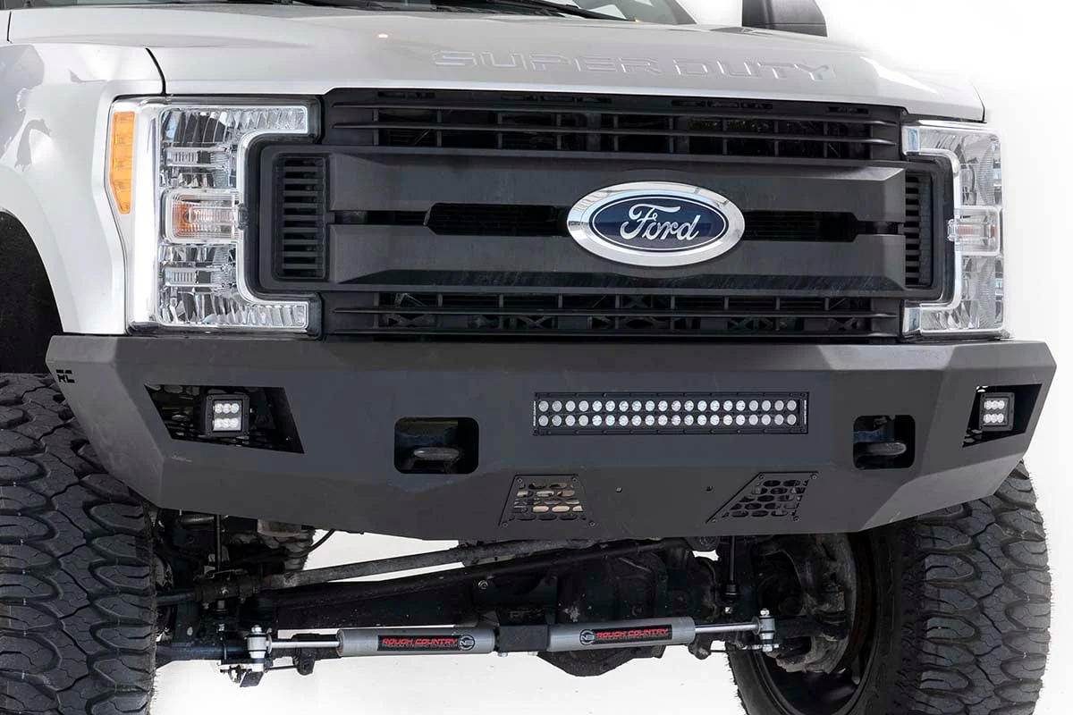 Rough Country Ford Heavy-Duty Front LED Bumper 17-22 F-250/F-350 10787