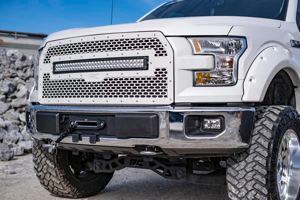 Rough Country Ford Hidden Winch Mounting Plate 15-20 F-150 V8 51007 - Image 3