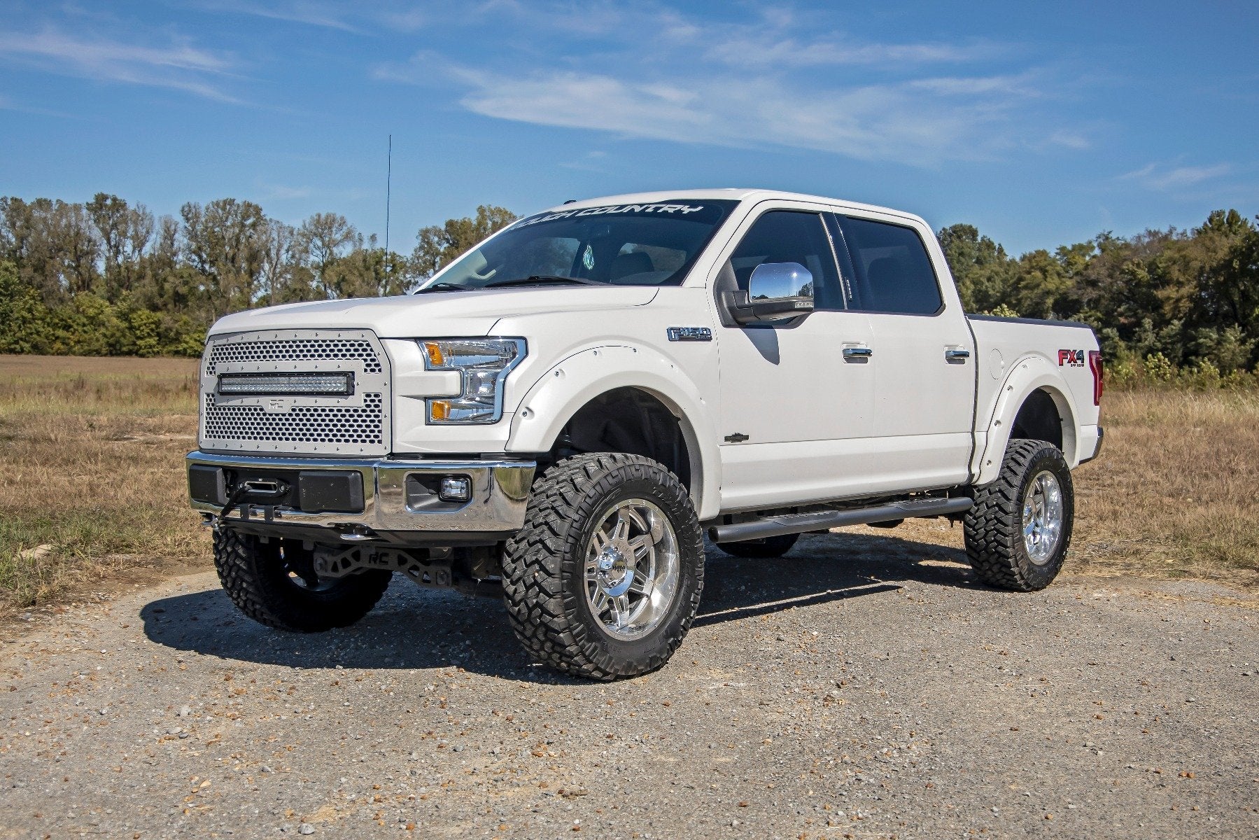 Rough Country Ford Oval Nerf Step Bars 15-20 F-150 SuperCrew Cab 21005 - Image 5