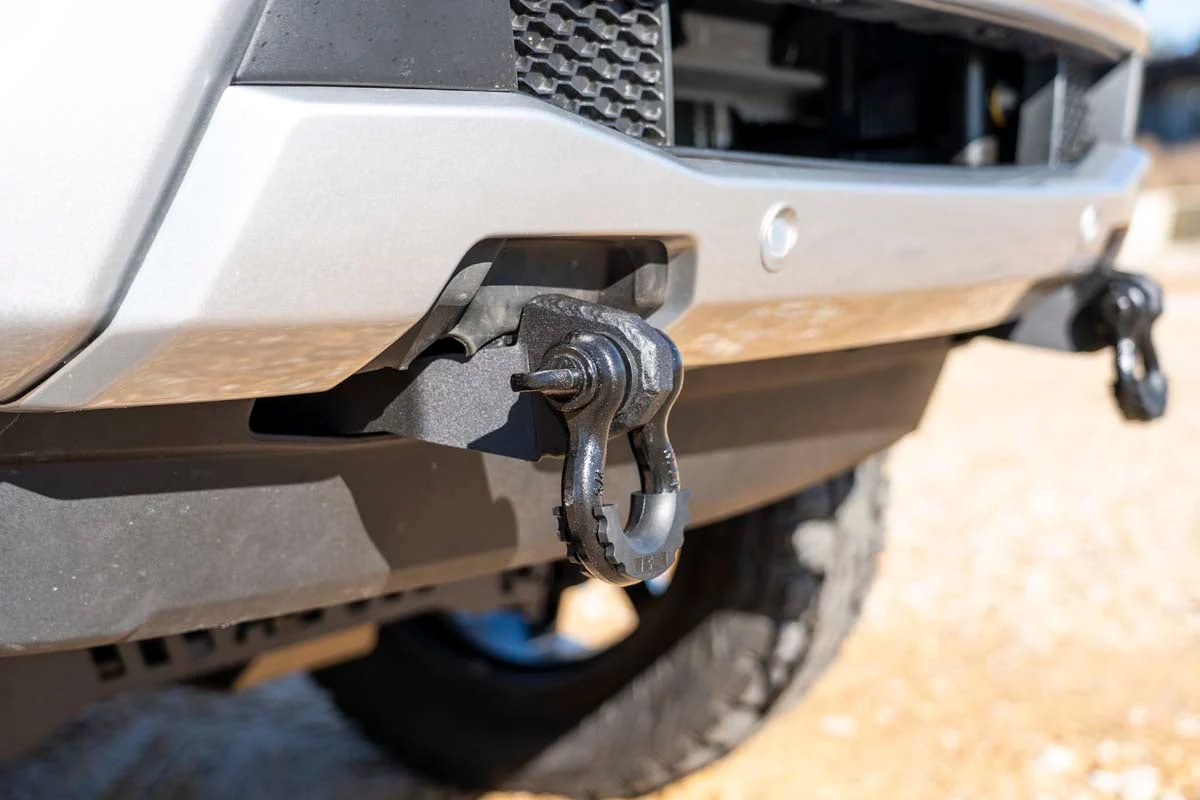 Rough Country Ford Tow Hook to Shackle Conversion Mounts Only 19-20 Ranger RS144 - Image 3