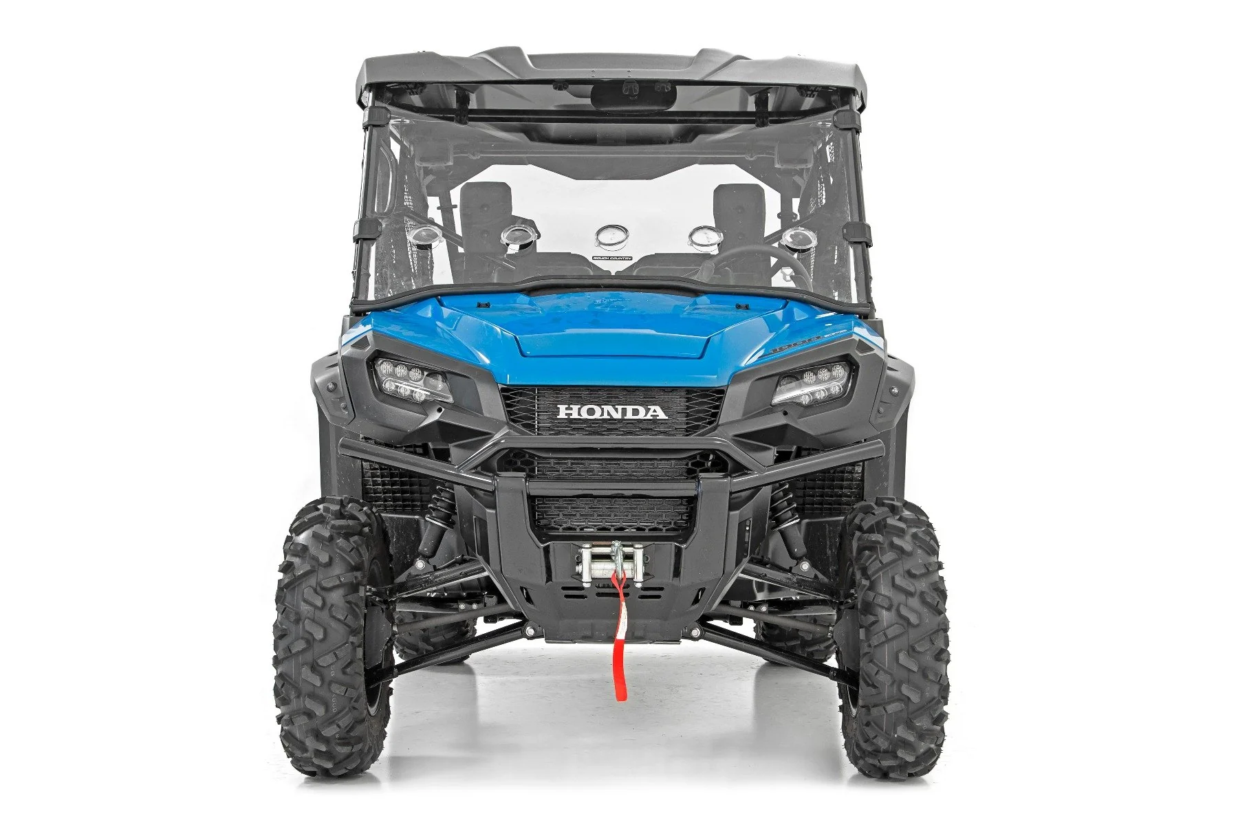 Rough Country Honda Scratch Resistant Vented Windshield 16-21 Pioneer 1000 98262020 - Image 2
