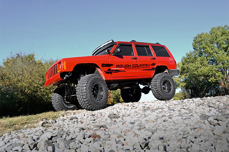 Rough Country Jeep 50" Black Curved LED Light Bar Kit 84-01 XJ Cherokee 70072 - Image 4