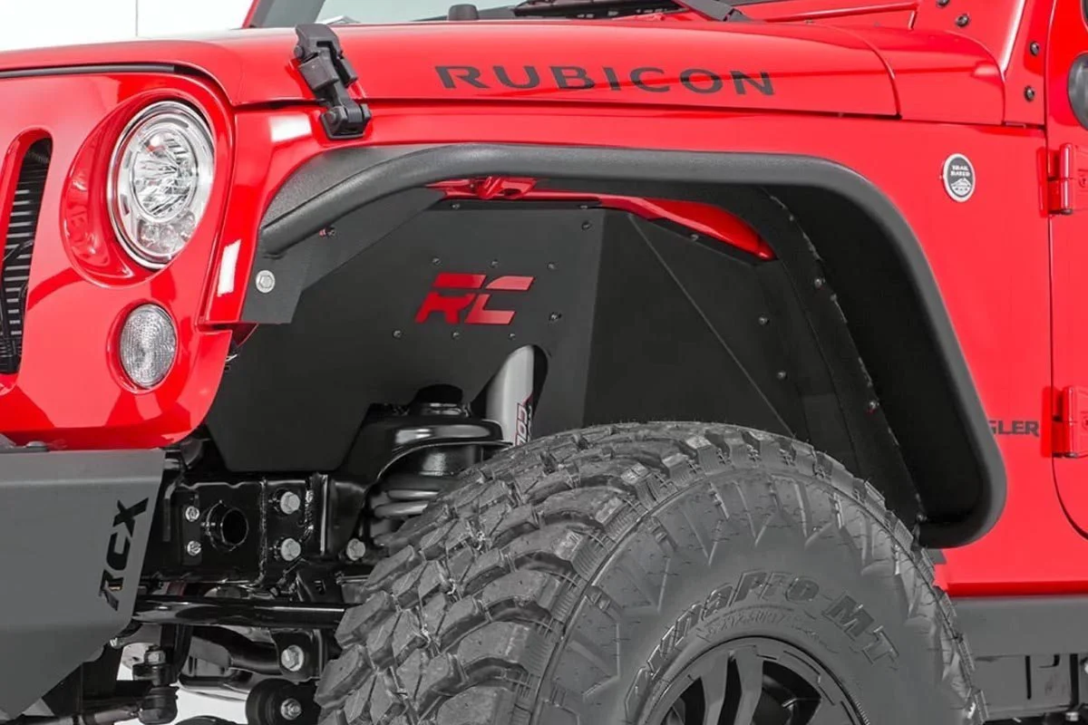 Rough Country Jeep Front & Rear Inner Fenders Set 07-18 Wrangler JK 10511 - Image 7