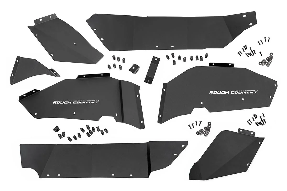 Rough Country Jeep Front & Rear Inner Fenders Set 18-20 Wrangler JL 10499 - Image 3