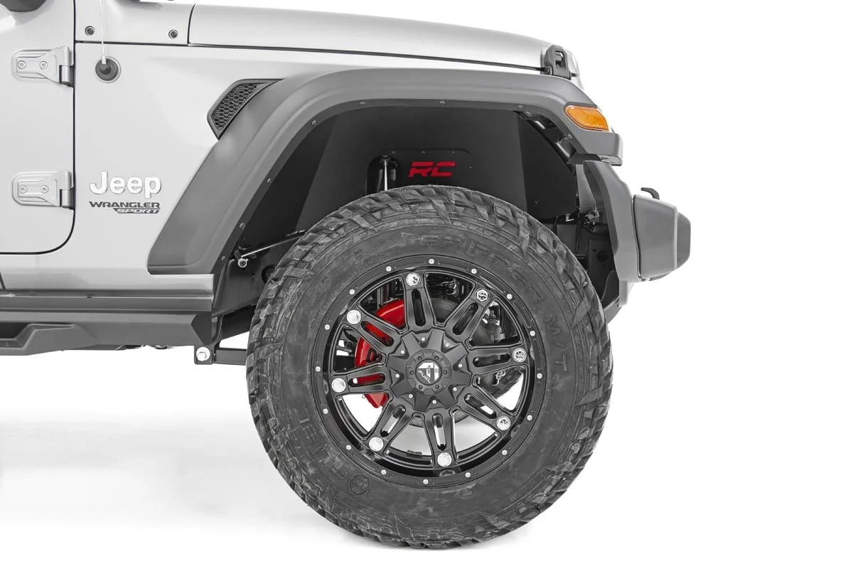 Rough Country Jeep Front & Rear Inner Fenders Set 18-20 Wrangler JL 10499 - Image 6