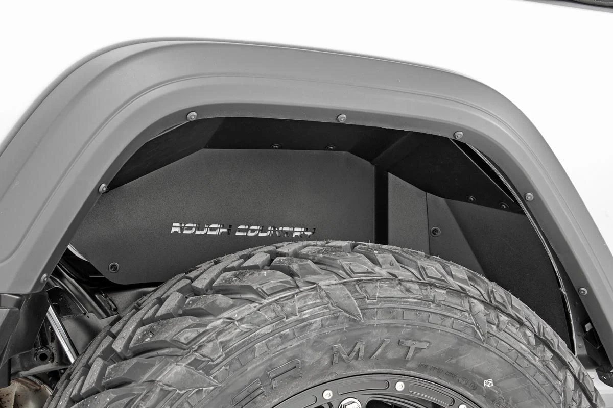 Rough Country Jeep Front & Rear Inner Fenders Set 18-20 Wrangler JL 10499 - Image 7