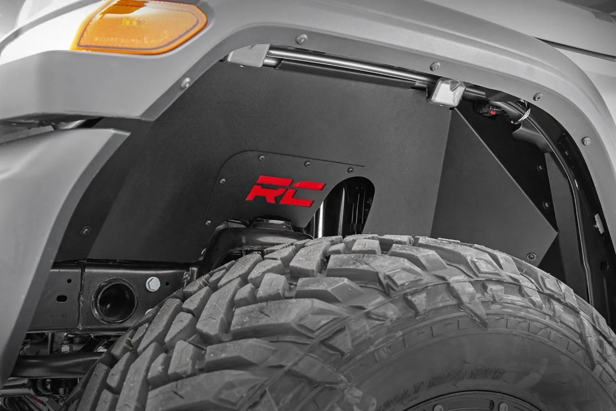 Rough Country Jeep Front & Rear Inner Fenders Set 18-20 Wrangler JL 10499 - Image 8
