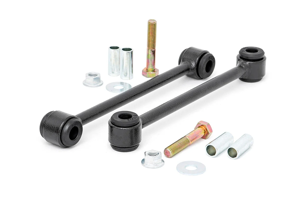Rough Country Jeep Front Sway-bar Links 4in Lifts 87-95 Wrangler YJ 7593