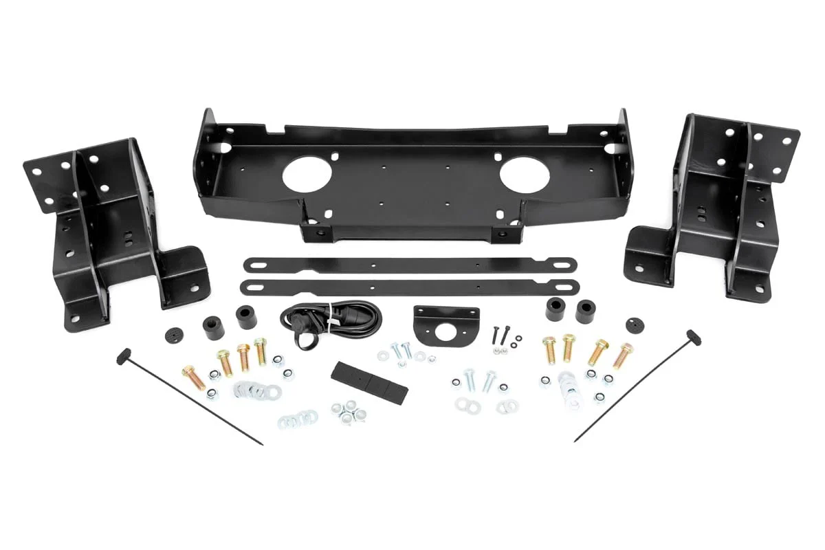 Rough Country Jeep Hidden Winch Mounting Plate 14-20 Grand Cherokee WK2 10602 - Image 2