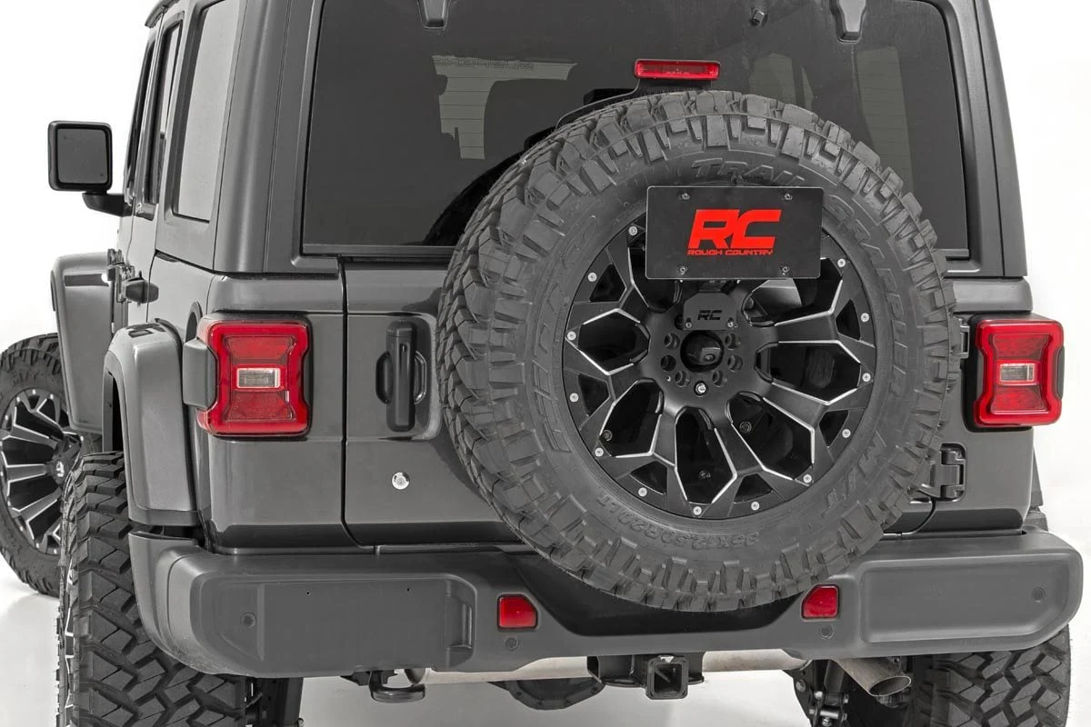 Rough Country Jeep License Plate Adapter 18-20 Wrangler JL 10534 - Image 2