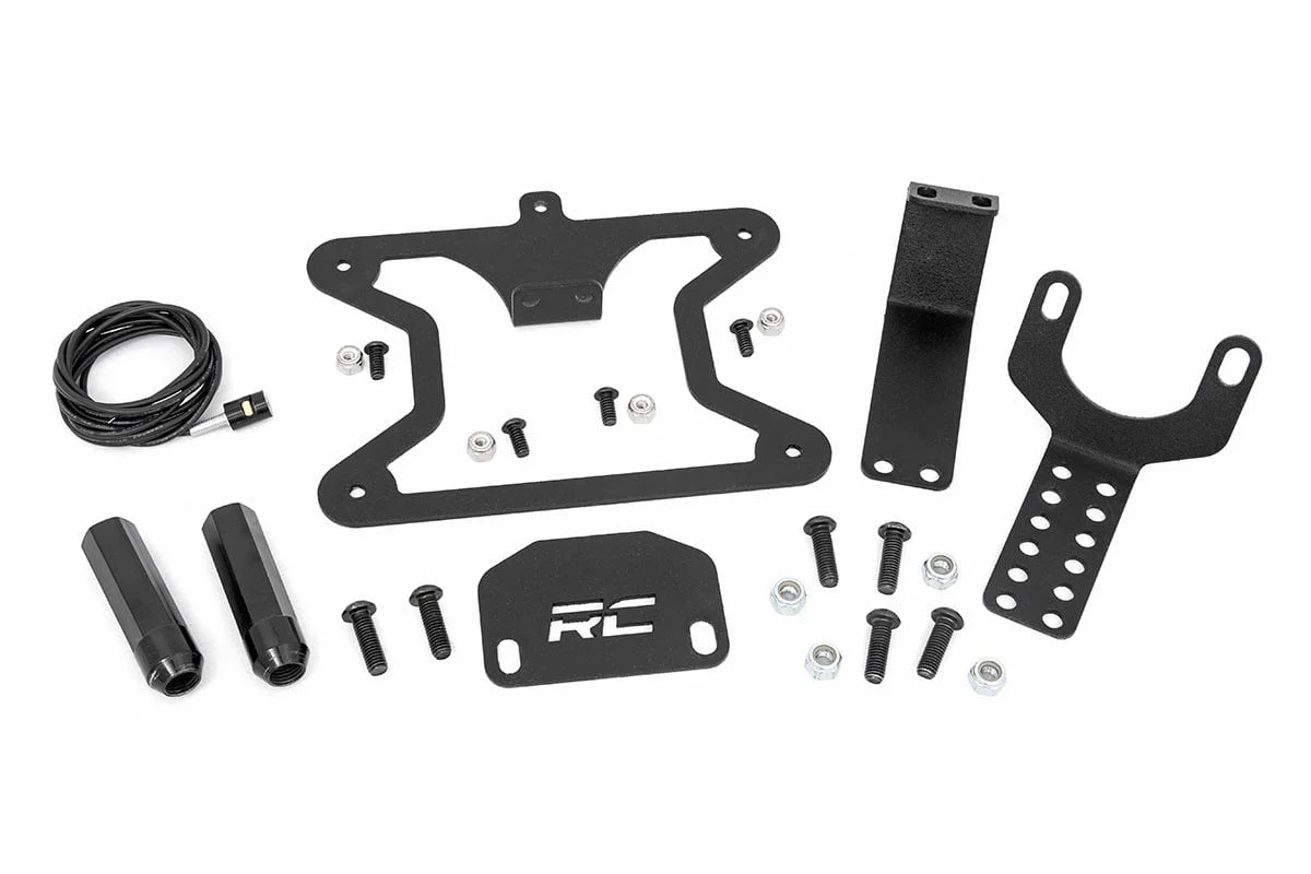 Rough Country Jeep License Plate Adapter 18-20 Wrangler JL 10534 - Image 6