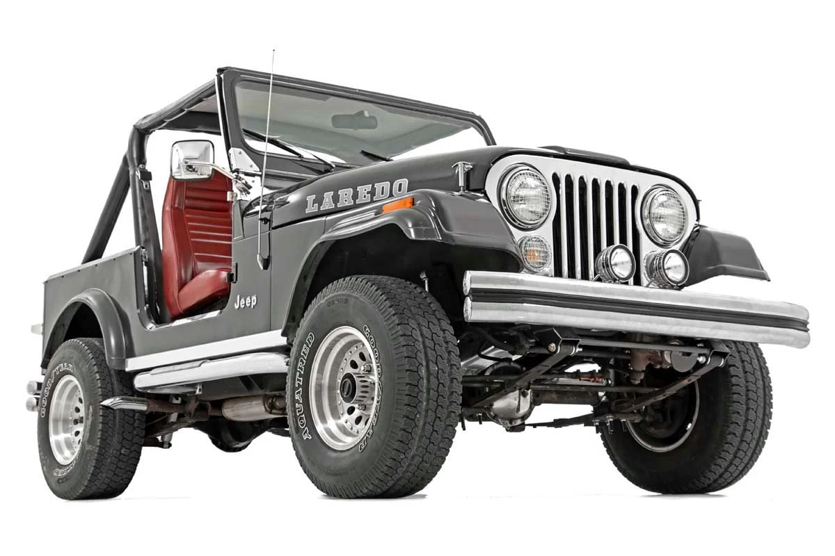 Rough Country Jeep Shackle Reversal Kit 76-83 Jeep CJ 5059 - Image 2