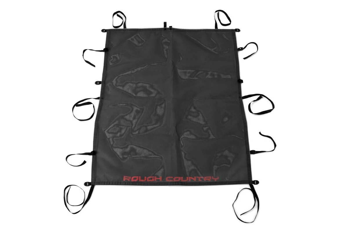 Rough Country Jeep Wrangler TJ/YJ Mesh Bikini Top Plus 92-06 Black 85106 - Image 3