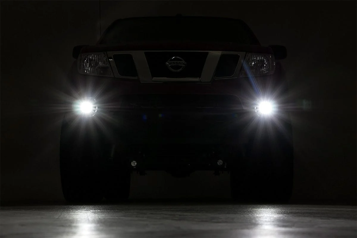 Rough Country Nissan LED Fog Light Kit Black Series 05-19 Frontier 71023 - Image 3