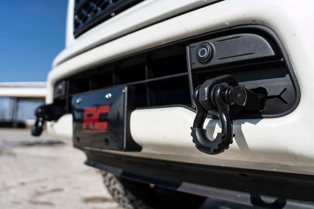 Rough Country Nissan Tow Hook to Shackle Conversion Kit 17-20 Titan RS149 - Image 2