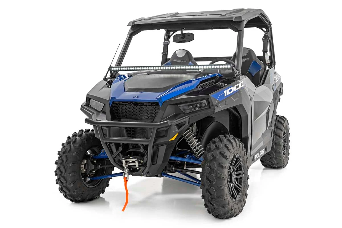 Rough Country Polaris General 50" Single-Row Windshield LED Kit BLK 19-20 93035 - Image 4