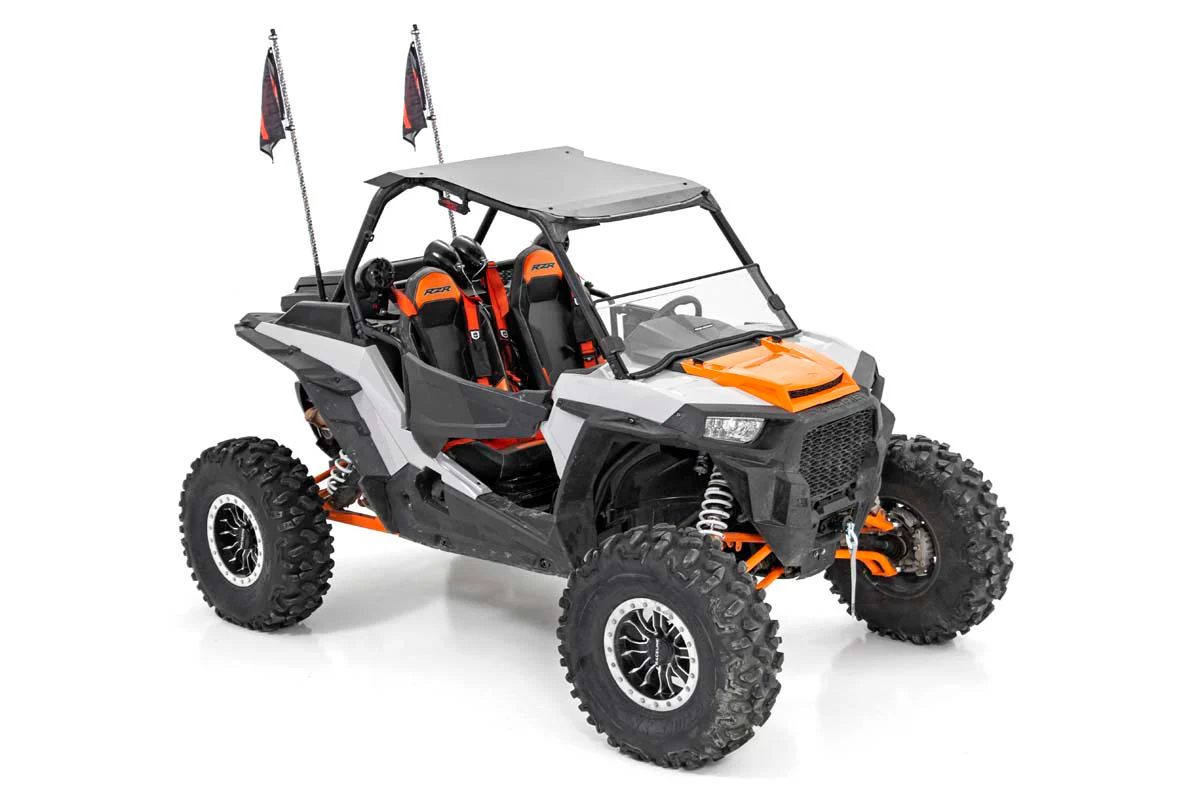 Rough Country Polaris LED Whip Light Roll Cage Mounts RZR 1000XP Turbo 93051 - Image 3