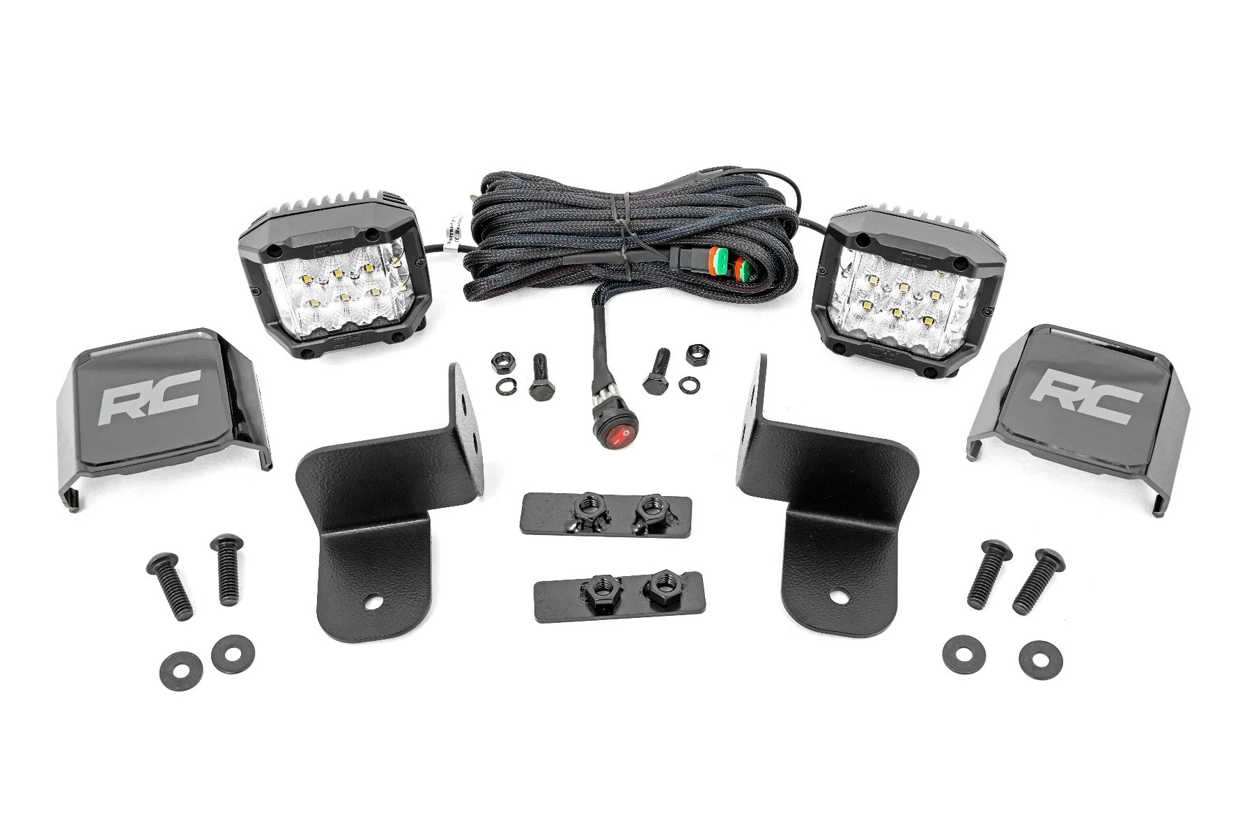 Rough Country Polaris Rear Facing 3-Inch Wide Angle LED Kit (19-21 Ranger) 93084 - Image 2