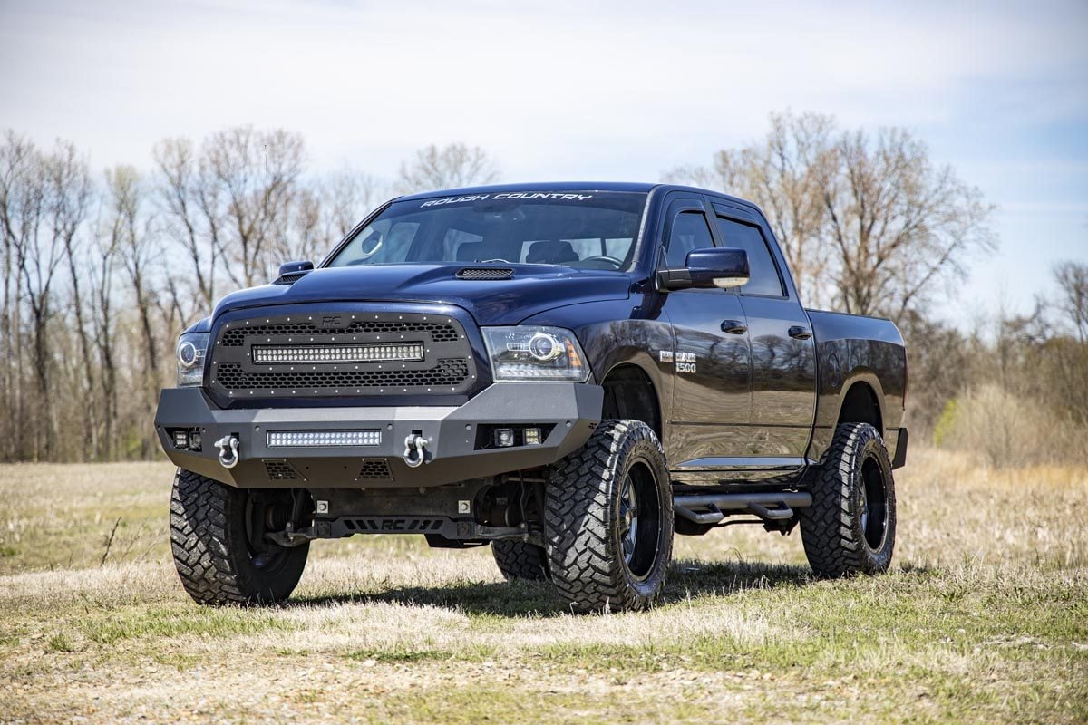 Rough Country Ram Heavy-Duty Front LED Bumper 13-18 1500 10774 - Image 5