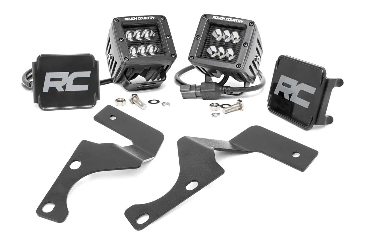 Toyota 2"LED Lwr Windshield Ditch Kit 10-20 4-Runner Blk-Serie 70799
