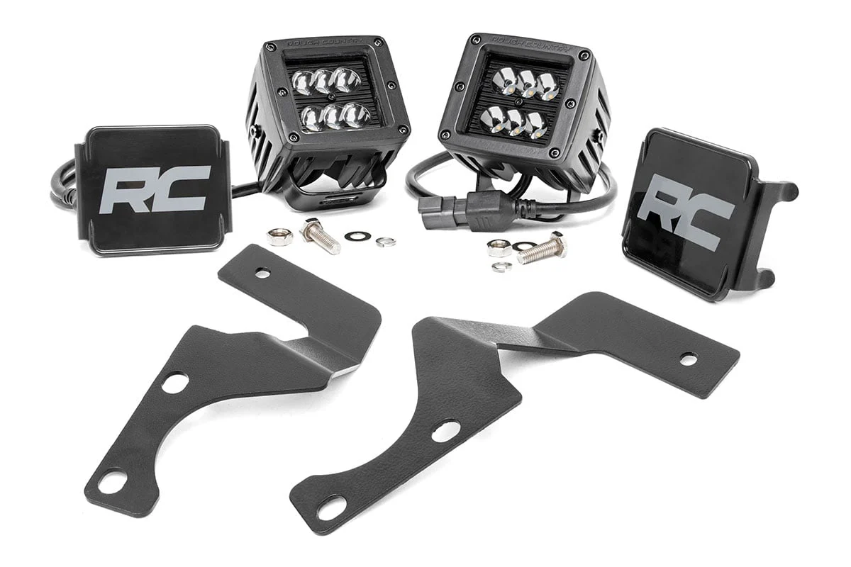 Toyota 2"LED Lwr Windshield Kit 10-20 4-Runner Blk-SerieSpot 70796