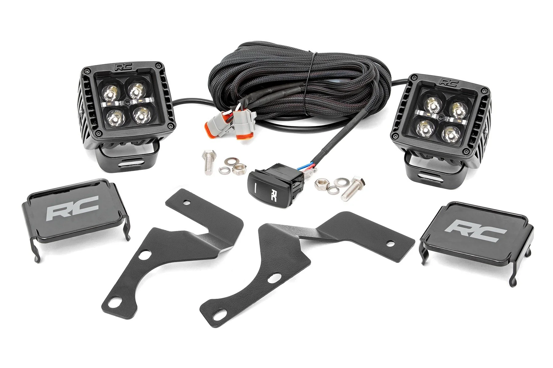 Toyota 2"LED Lwr Windshield Kit 14-20 4-Runner Blk-Series 70797