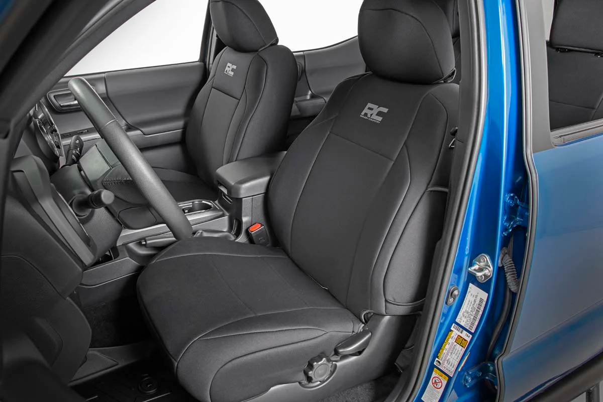 Toyota Neoprene Front & Rear Seat Covers (16-20 Tacoma) 91031 - Image 3