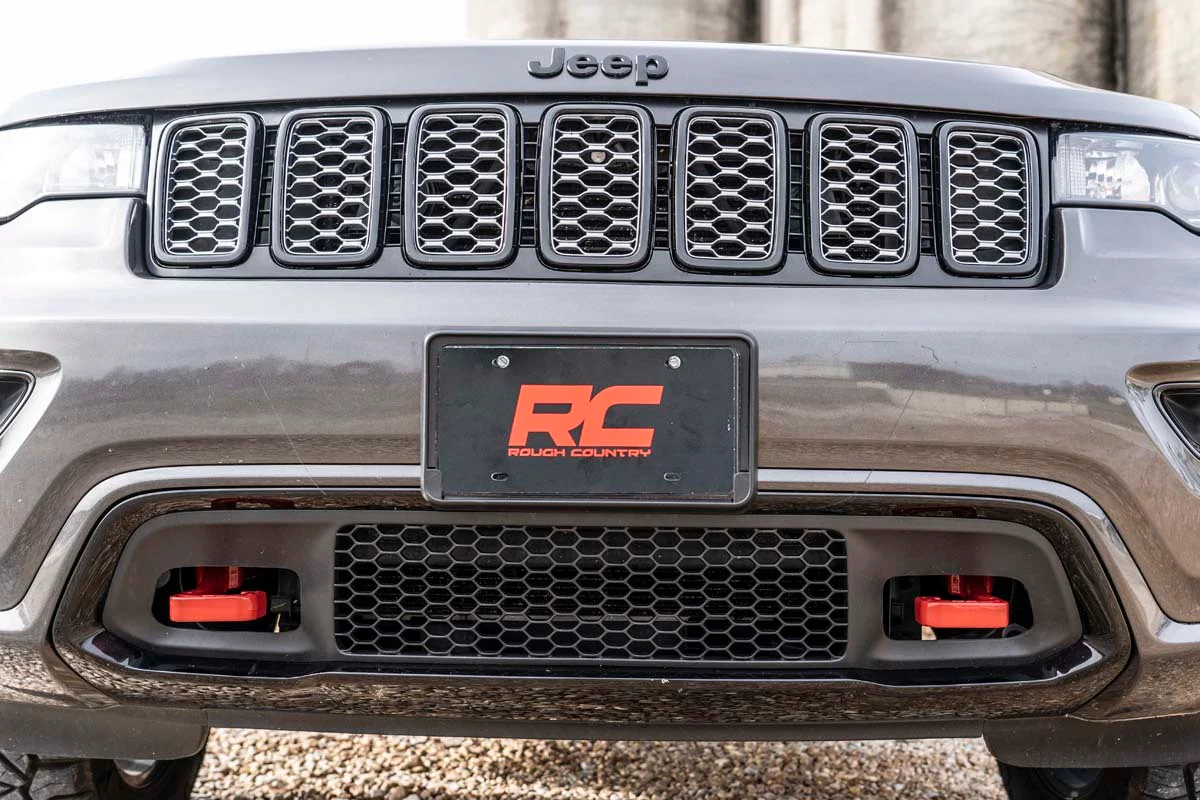 Rough Country Forged Tow Hooks 15-22 Grand Cherokee WK2 Red RS133 - Image 2