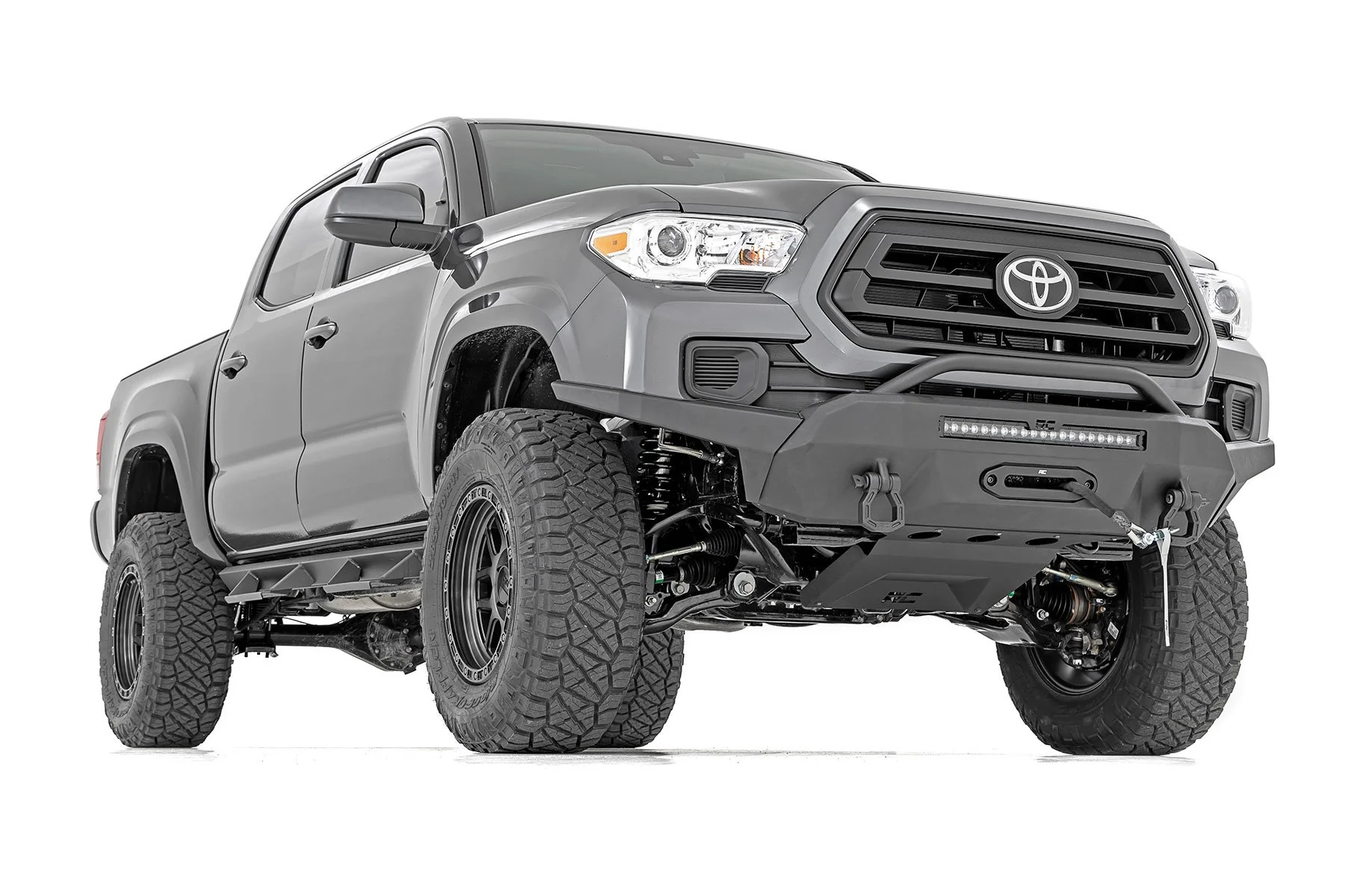 Rough Country Front Bumper Hybrid 20" Blk DRL LED Toyota Tacoma 4WD 16-23 10729 - Image 2