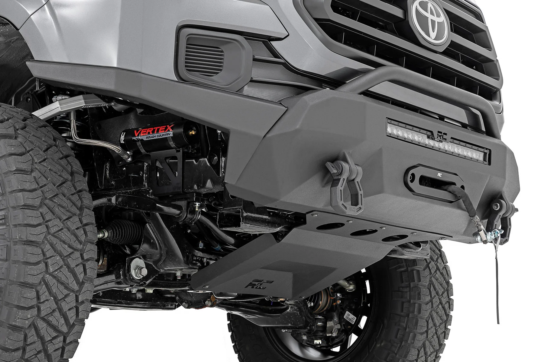 Rough Country Front Bumper Hybrid 20" Blk DRL LED Toyota Tacoma 4WD 16-23 10729 - Image 5